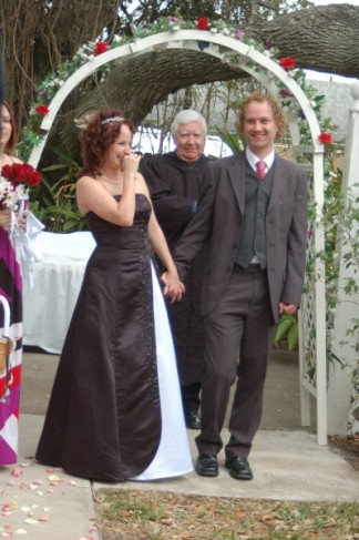 Photo of a Black White Wedding Dress submitted by Anthony's By The Sea Bed