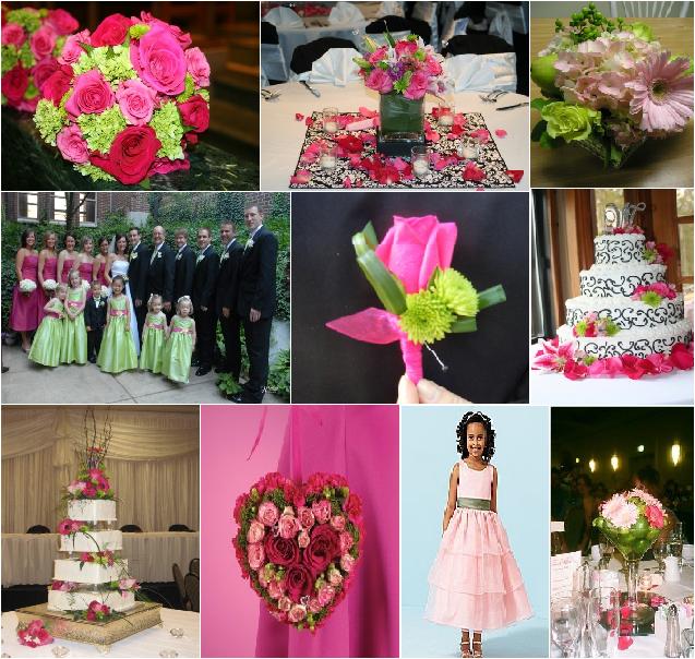 So what is a great spring and summer wedding color combination