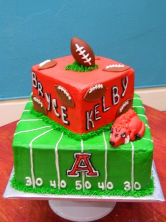 Razorback Football Cake