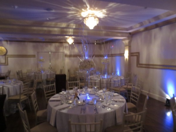 Tall Centerpieces in White