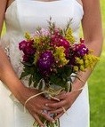 Causal and Colorful Bridal Bouquet