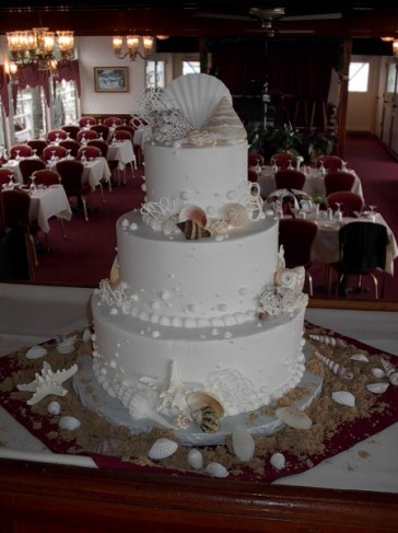 Beach Wedding Cake