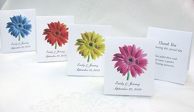 Daisy Wedding Theme on Photo Gallery   Gerber Daisy Seed Wedding Favors