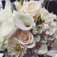 Upclose of Wedding Flowers