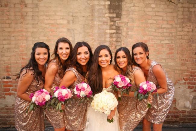 The Bride And All Her Bridesmaids
