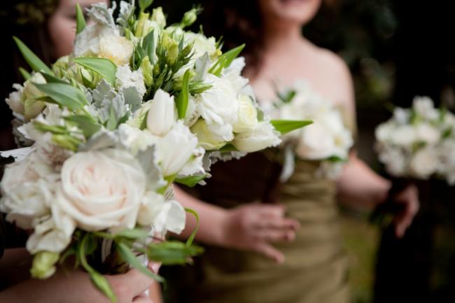 Wedding Bouquets In White