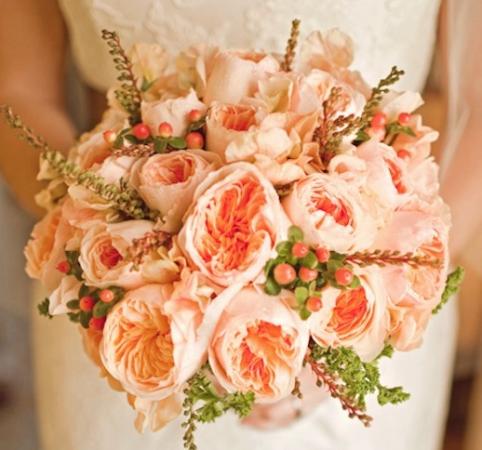Peach and Coral Bouquet