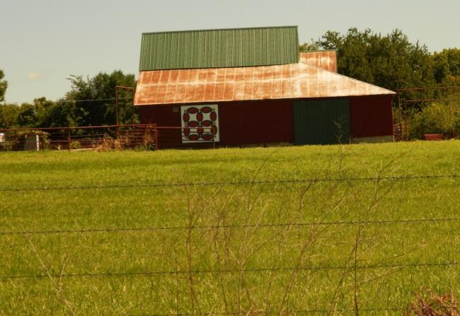 Ranch's Work Barn From Afar 