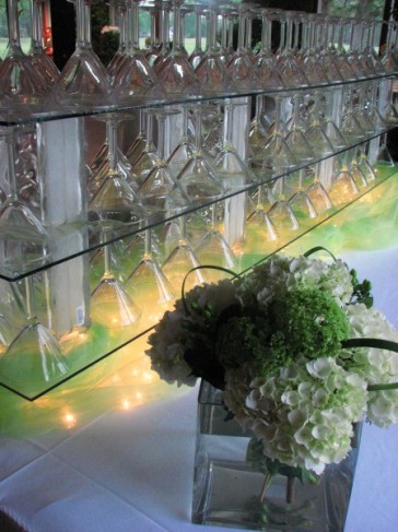 White Wedding Reception Flowers. These wedding reception