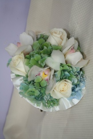 Wedding Party Photo Gallery Romantic Blue Green Bouquet 