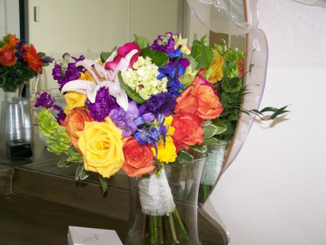 flowers for a july wedding