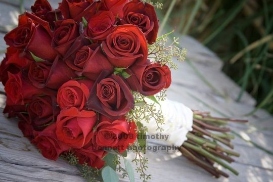 Red Rose Bridal Bouquet Share