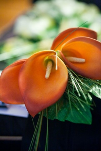  Orange Calla Lily Bridal Bouquet Funmi Adeshina 