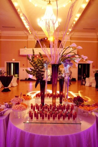 Wedding Party Photo Gallery Elegant Pink Buffet Elegant Pink Buffet 