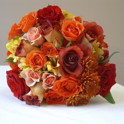 Fall Wedding Flowers Bouquet on Photo Gallery   Fall Brides Bouquet Photo