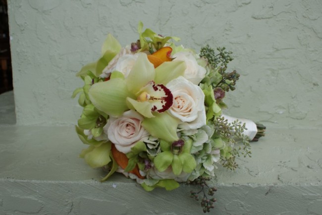 Orchid Rose Wedding Bouquet Share Orchids and roses are a classic pairing