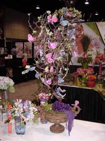 Floral wedding centerpieces have never looked so beautiful A tall tree 