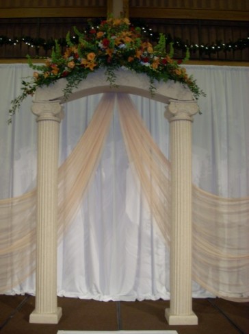 White Wedding Arch