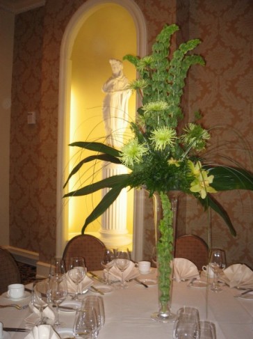 Wedding Party Photo Gallery Tall Vase Centerpiece 