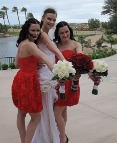  Bridesmaids Dresses on Gallery   Photo Of A Gorgeous Bridal Bouquet And Bridesmaids Bouquets