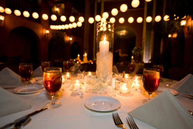  Gorgeous Table Setting At Wedding Reception 