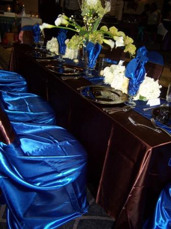 royal blue wedding decorations