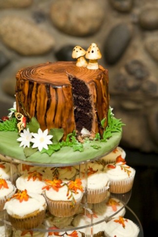 beautiful cupcake wedding cakes