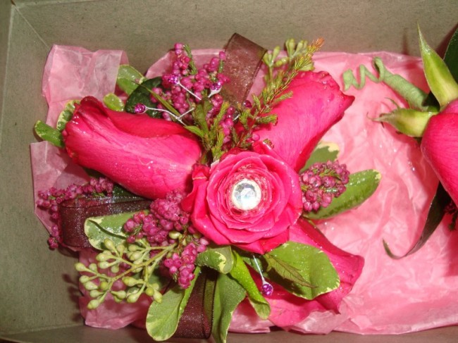 Pink Rose Corsage