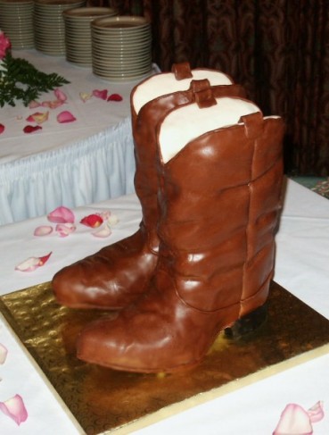 Cowgirl Birthday Cake on Photo Gallery   Photo Of Cowboy Boots Groom S Cake