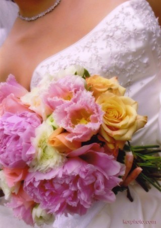 spring bridal bouquet