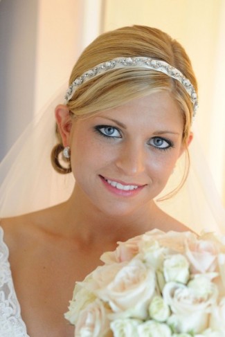 Gorgeous Bridal Portrait With Bouquet