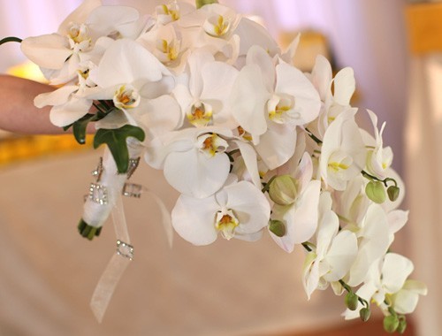 Unique White Wedding Bouquet