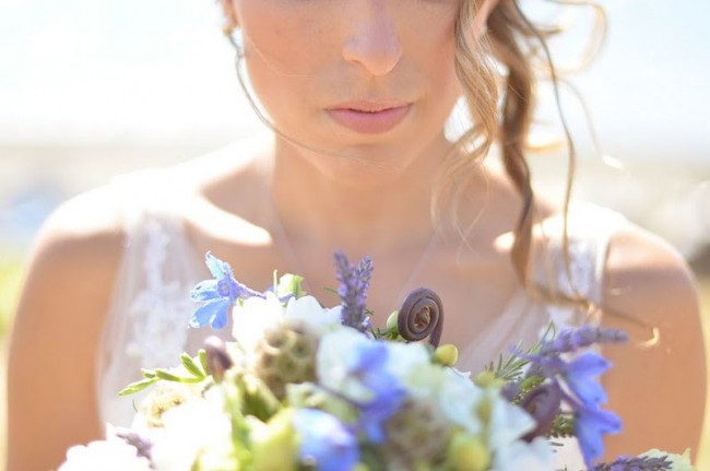 Blue White garden wedding features the colors of this wedding in this 
