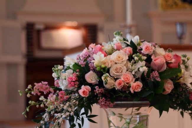 Wedding Altar Flowers