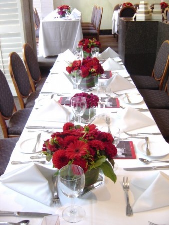 Wedding Party Photo Gallery Gorgeous Red Reception Centerpieces 
