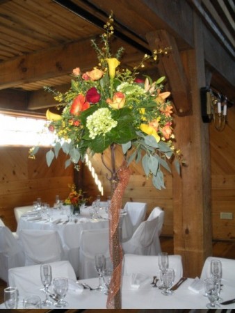 Wedding Party Photo Gallery Tall Fall Centerpieces 
