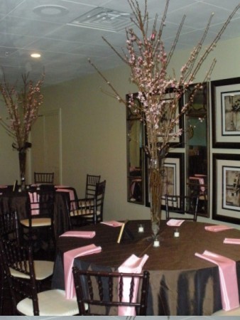 Cherry Blossom Centerpieces