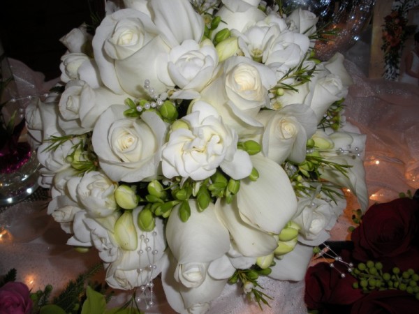 Beautiful White Wedding Bouquet