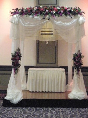 Flower Canopy for Wedding Ceremony