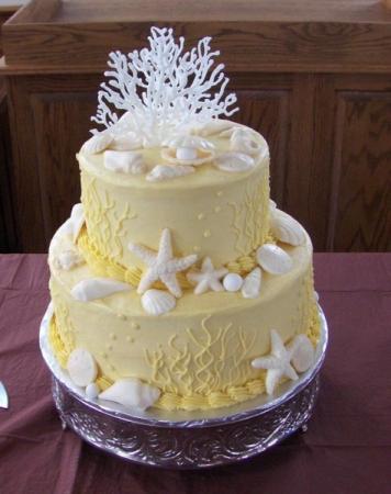 Seashells and Coral Cake