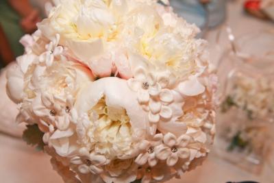 Up Close of Wedding Bouquet