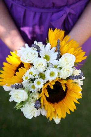 Sunflower Bridesmaid Bouquet