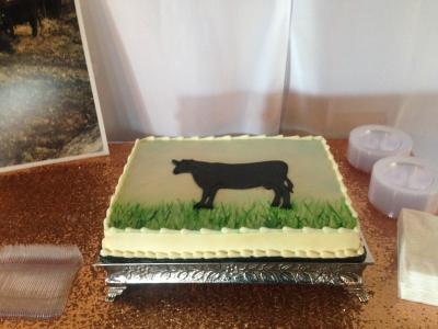 Cattle Farmer Groom's Cake 