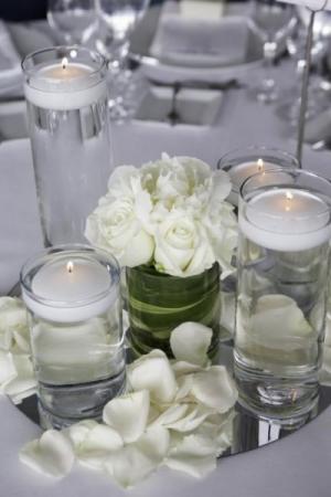 Mirrored Candle Centerpiece