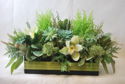 Shades of Green Centerpiece