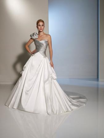 Two Toned Bridal Dress