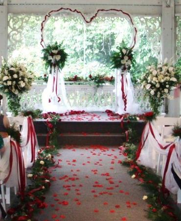 Beautiful Heart Wedding Arch
