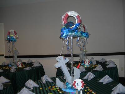 Travel Themed Party Centerpiece