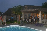 Outdoor Wedding Shower After Dark