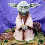 Yoda Novelty Cake